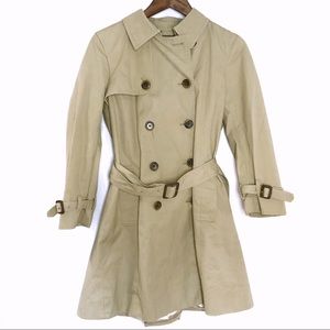 J.Crew Collection Icon Trench Coat Beige/Cream 6